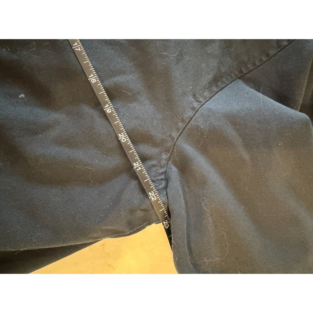 Vintage Polo Ralph Lauren Navy Zip Jacket Old Money Preppy Coastal XL Plain - Picture 9 of 9